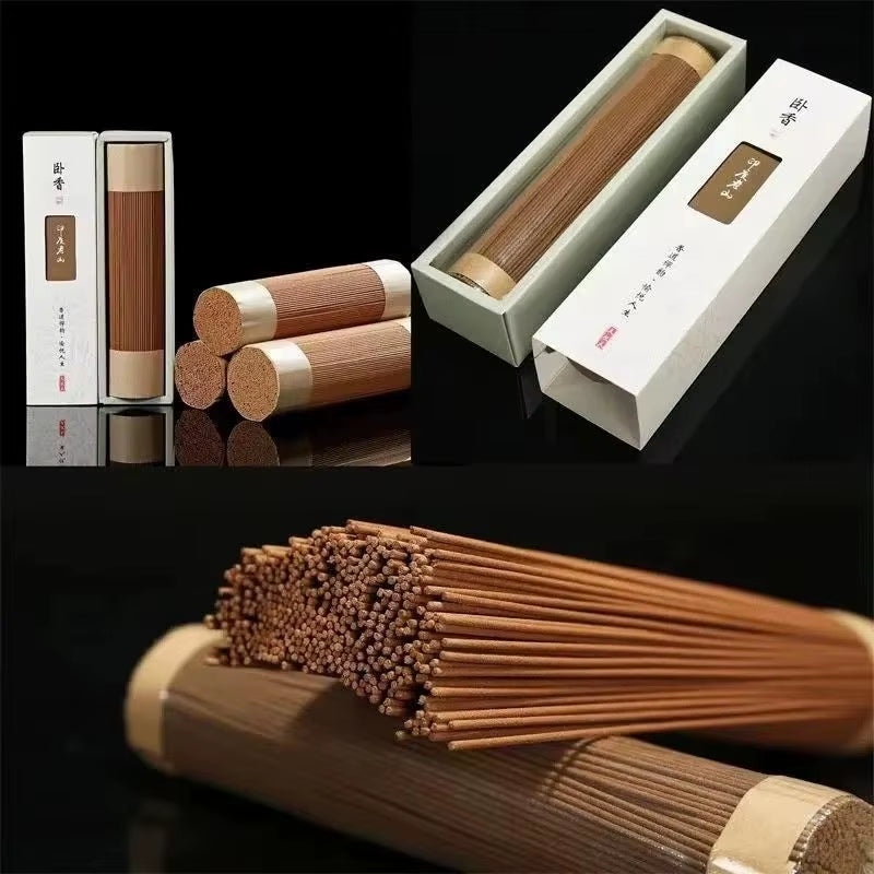 400Pcs Sandalwood Agarwood Stick Incense Wormwood Household Buddha Incense Sticks Meditation Aromatherapy Home Fragrance Incens
