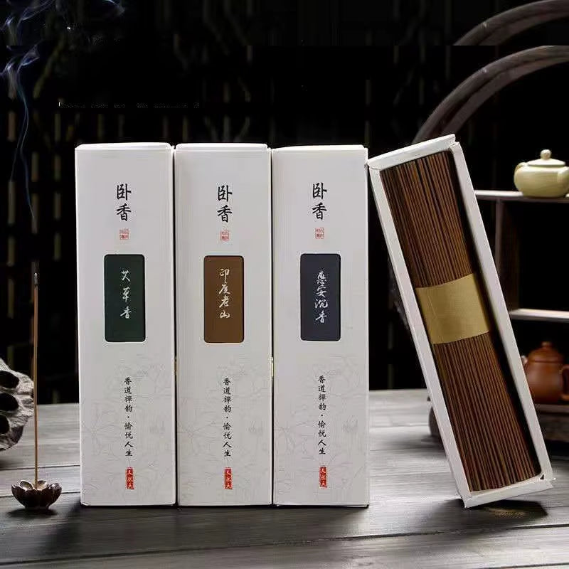 400Pcs Sandalwood Agarwood Stick Incense Wormwood Household Buddha Incense Sticks Meditation Aromatherapy Home Fragrance Incens