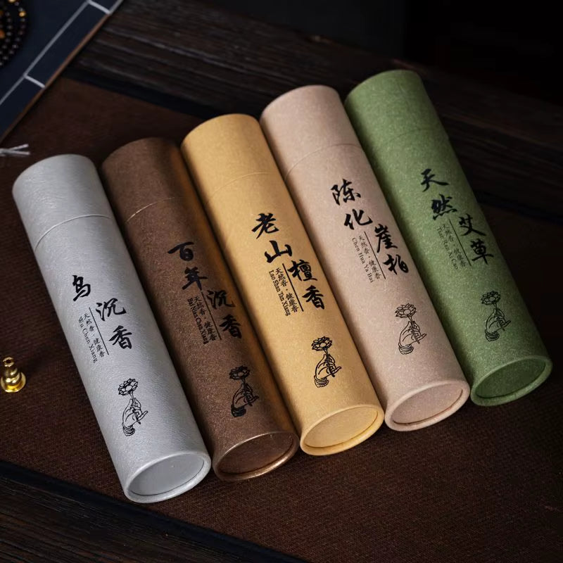 400Pcs Sandalwood Agarwood Stick Incense Wormwood Household Buddha Incense Sticks Meditation Aromatherapy Home Fragrance Incens