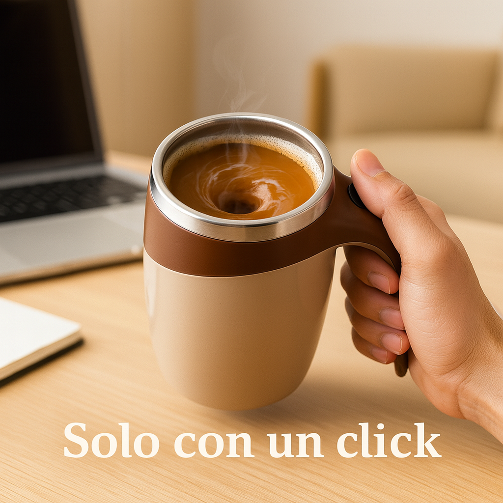 Taza auto–mezcladora inteligente USB